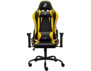 Gaming Chair 1STPLAYER S01 Black&Yellow, PU with Sponge Recombination & Mesh, Molded foam, Reinforced metal frame, 2D armrest, 4 class Gaslift, 60mm Nylon caster, Angle Adjuster:90°-170°,120KG Maximum Weight
